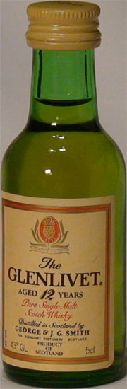 Glenlivet Whisky Aged 12 Years
