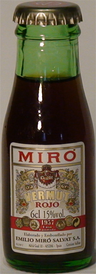 Vermut Rojo Miro