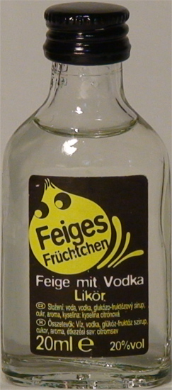 Feiges Gruchchen Feige mit Vodka Likor