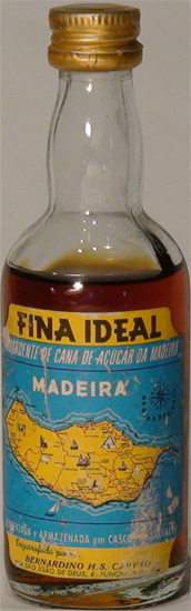 Fina Ideal Aguardente de Cana de Azucar da Madeira Bernardino