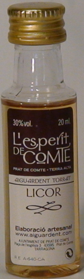 Licor Aiguardent Torrat L'Esperit del Comte