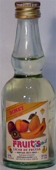 Fruit´s Cocktail Licor de Frutas Bonet