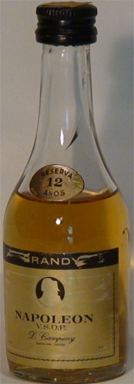 Brandy Napoleon V.S.O.P. Reserva 12 Años Campeny