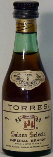 Solera Selecta Imperial Brandy Torres