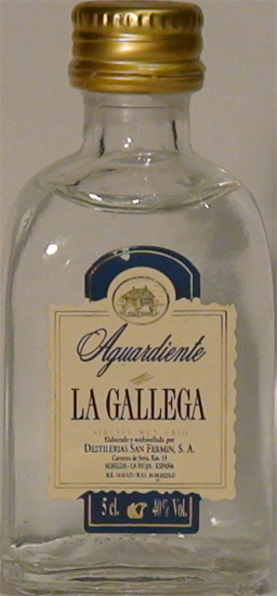 Aguardiente La Gallega
