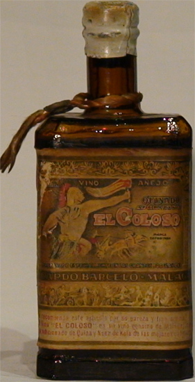 El Coloso Quinado Aperitivo Añejo (Barceló)