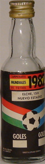 Vino Oloroso Campeonatos Mundiales de Futbol 1982 Cebra