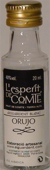 Orujo Aiguardent Blanc L'Esperit del Comte